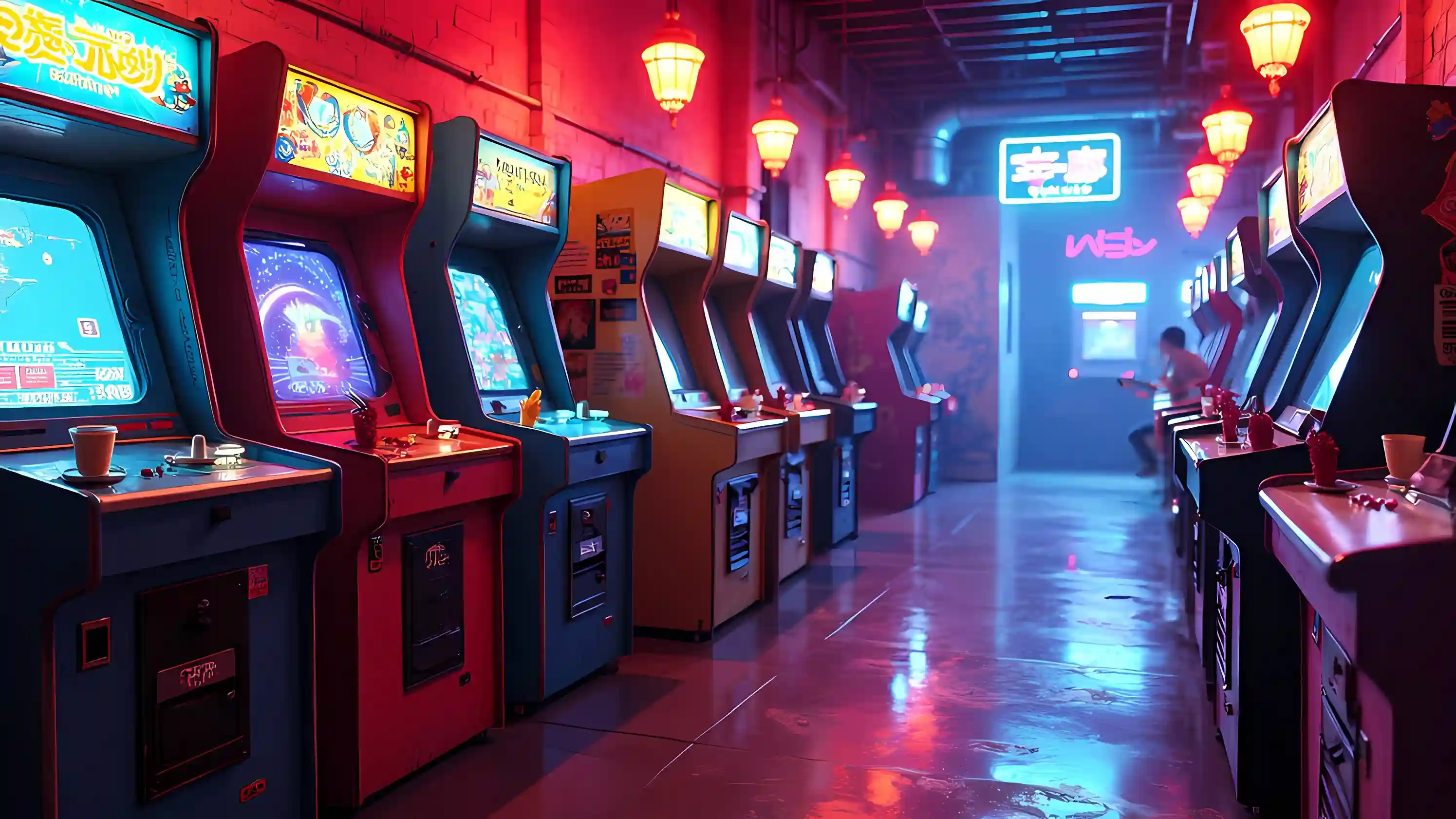 Akihabara pachinko setting